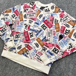 Adidas x Ivy Park Icypark Ski Tag Crew Neck Sweatshirt Women's Extra Small XS